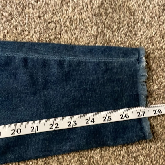 Joe's Jeans Skinny Leg Ankle Fray Hem in Medium Blue Wash Blanche Size 28 - Picture 10 of 11